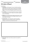 It's Just A Phase Astronomy Worksheet