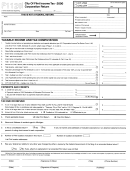 Form F1120 - Corporation Return - 2000 Printable pdf