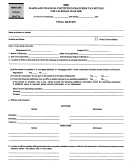 Form Sdat 26 - Maryland Financial Institution Franchise Tax Return - 2000