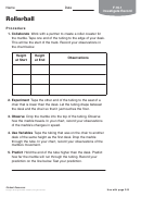 Rollerball Physics Worksheet