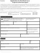 Form R-7 - Application For Enrollment As A Virginia Authorized Agent