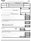 Arizona Form 120a - Arizona Corporation Income Tax Return (short Form) - 2012