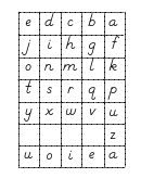 Alphabet Card Template