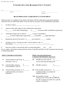 Form B27 - Reaffirmation Agreement Cover Sheet