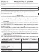 Form Wv/8379 - Injured Spouse Allocation