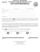 Form Ar4ext - Application For Automatic Extension Of Time To File An Annual Reconciliation For State Of Arkansas Withholding Taxes