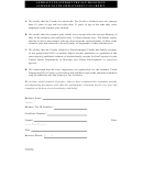 Form Affidavit To Support The San Francisco Summer Youth Employment Tax Credit
