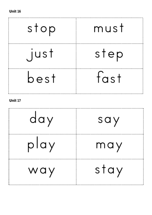 Vocabulary Cards Template Printable pdf