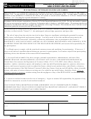 Va Form 0926d - Waiver & Release Of Liability And Other Use Release - 2012
