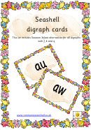 Seashell Alphabet Card Templates