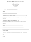Earned Income Tax Exemption Form - City Of Pittsburgh