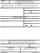 Fillable Form 8546 - Claim For Reimbursement Of Bank Charges Printable pdf