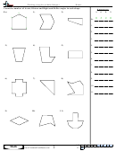 Finding Angles Within Shapes - Angle Worksheet With Answers Printable pdf