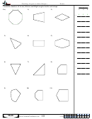 Finding Angles Within Shapes - Angles Worksheet With Answers