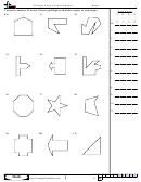 Finding Angles Within Shapes - Angle Worksheet With Answers Printable pdf