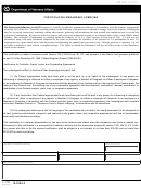 Va Form 10-0388-9 - Certification Regarding Lobbying