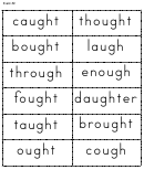 Vocabulary Card Template Set