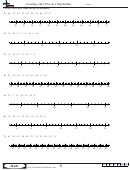 Creating A Box Plot On A Numberline - Math Worksheet With Answers Printable pdf