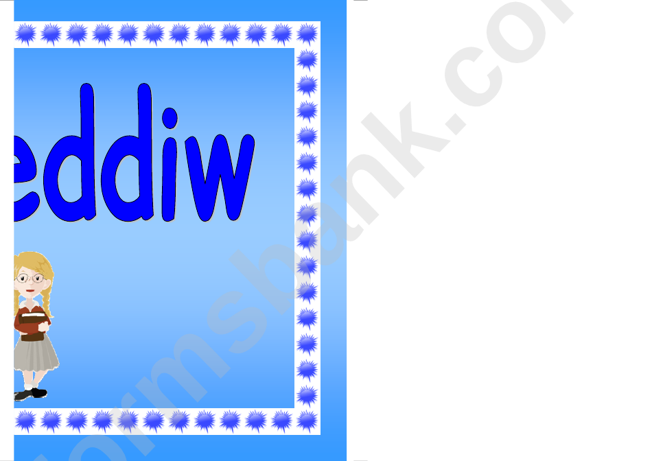 Helpwr Heddiw Classroom Poster Template