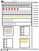 Counting Objects - Math Worksheet With Answers