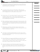Two Step Problems - Math Worksheet With Answers