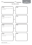 Science Worksheet - Earth, Moon, And Sun