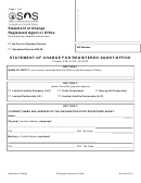 Form Statement Of Change For Registered Agent/office