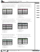 Continuing Pattern Rule With Tables - Pattern Worksheet With Answers