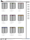 Determining Function Machine Rule - Functions Worksheet With Answers Printable pdf