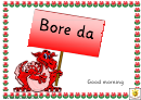 Welsh Dragon Phrases Classroom Poster Templates Printable pdf