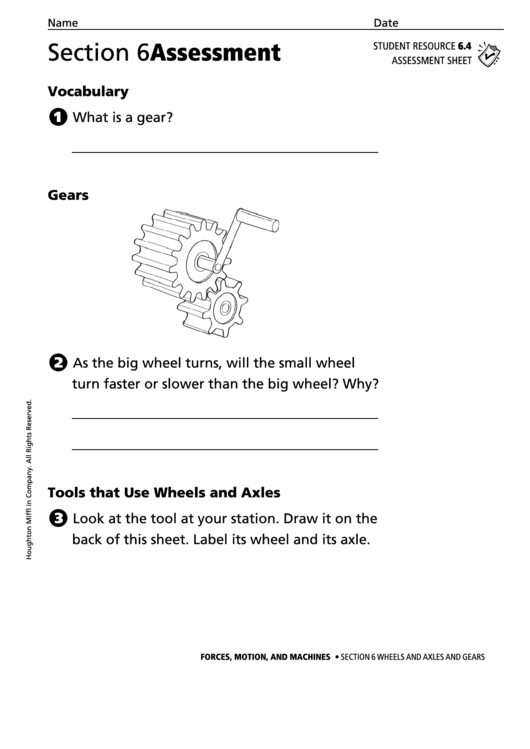 Unraveling the Wheel and Axle Gizmo –  An Answer Key to Exploration