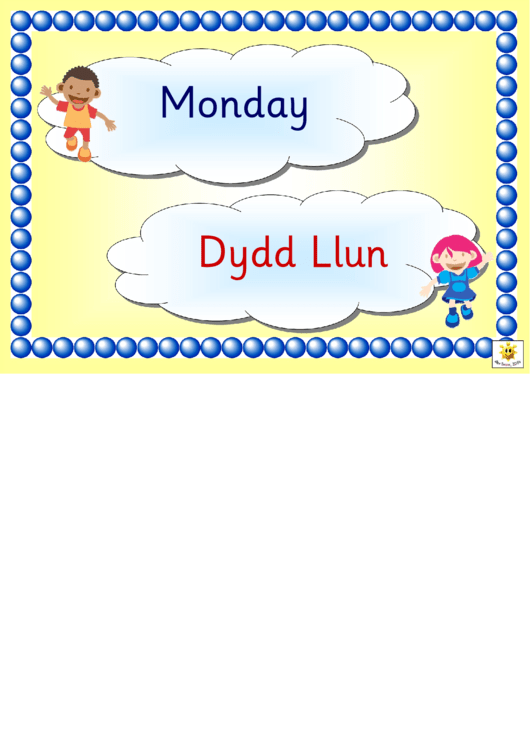 welsh-english-bilingual-days-of-the-week-classroom-poster-templates