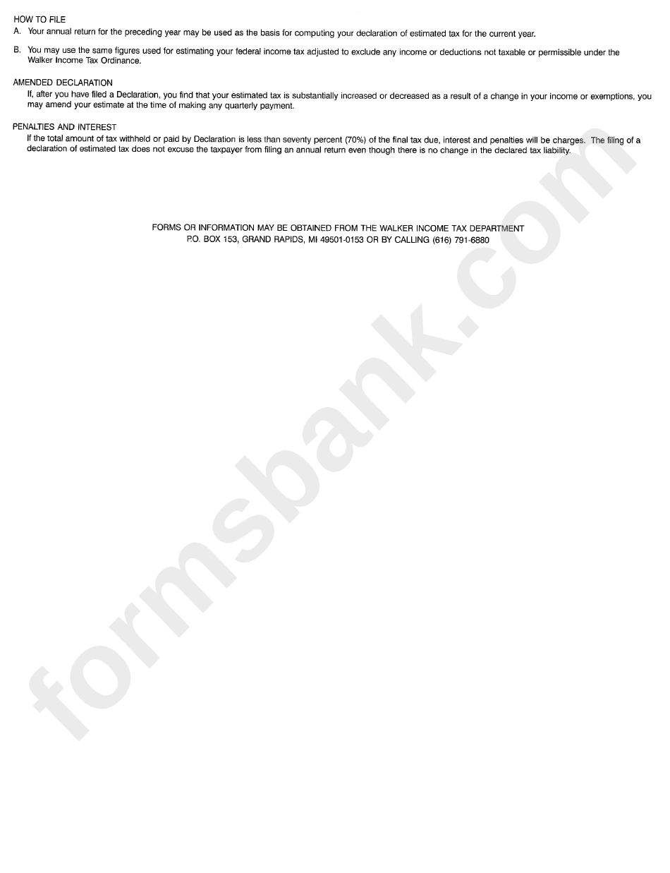 Form W-1120es - Declaration Of Estimated Income Tax For Corporations And Partnerships - 2002