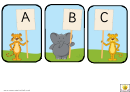 Indian Animals Alphabet Cards Template - Uppercase Letters