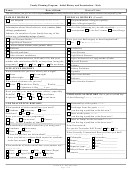 Initial History And Examination Form - Male - Family Planning Program