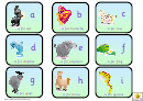 Mini Animal Alphabet Cards And Phonics Template - Lowercase Letters
