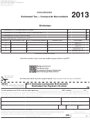 Form 106ep - Estimated Tax-composite Nonresident Worksheet - 2013