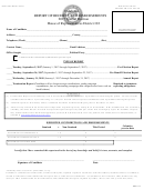 Form Sos - Candidate Report Of Receipts And Disbursements - Mississippi Secretary Of State - 2017