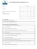 Medical Record Evaluation Tool