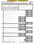 Form 100w - California Corporation Franchise Or Income Tax Return - Water's-edge Filers - 2003
