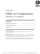 Form 656-l- Offer In Compromise