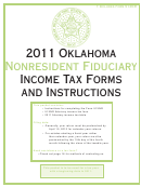 Form 513nr - Oklahoma Nonresident Fiduciary Return Of Income - 2011