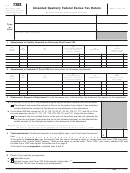 Form 720x - Amended Quarterly Federal Excise Tax Return