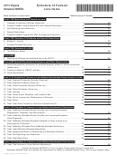 Schedule 500fed - Schedule Of Federal Line Items - 2013