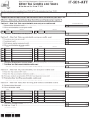 Form It-201-att - Other Tax Credits And Taxes (attachment To Form It-201) - 2013