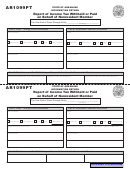 Fillable Form Ar1099pt - Report Of Income Tax Withheld Or Paid On Behalf Of Nonresident Member Printable pdf