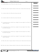Finding Volume (word) Math Worksheet With Answers