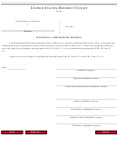 Form Ao 468 - Waiver Of A Preliminary Hearing