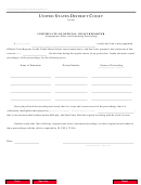 Form Ao 35 - Certificate Of Official Court Reporter Arraignments, Pleas, And Sentencing Proceedings