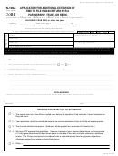 Form N-100a - Application For Additional Extension Of Time To File Hawaii Return For A Partnership, Trust, Or Remic - 2000